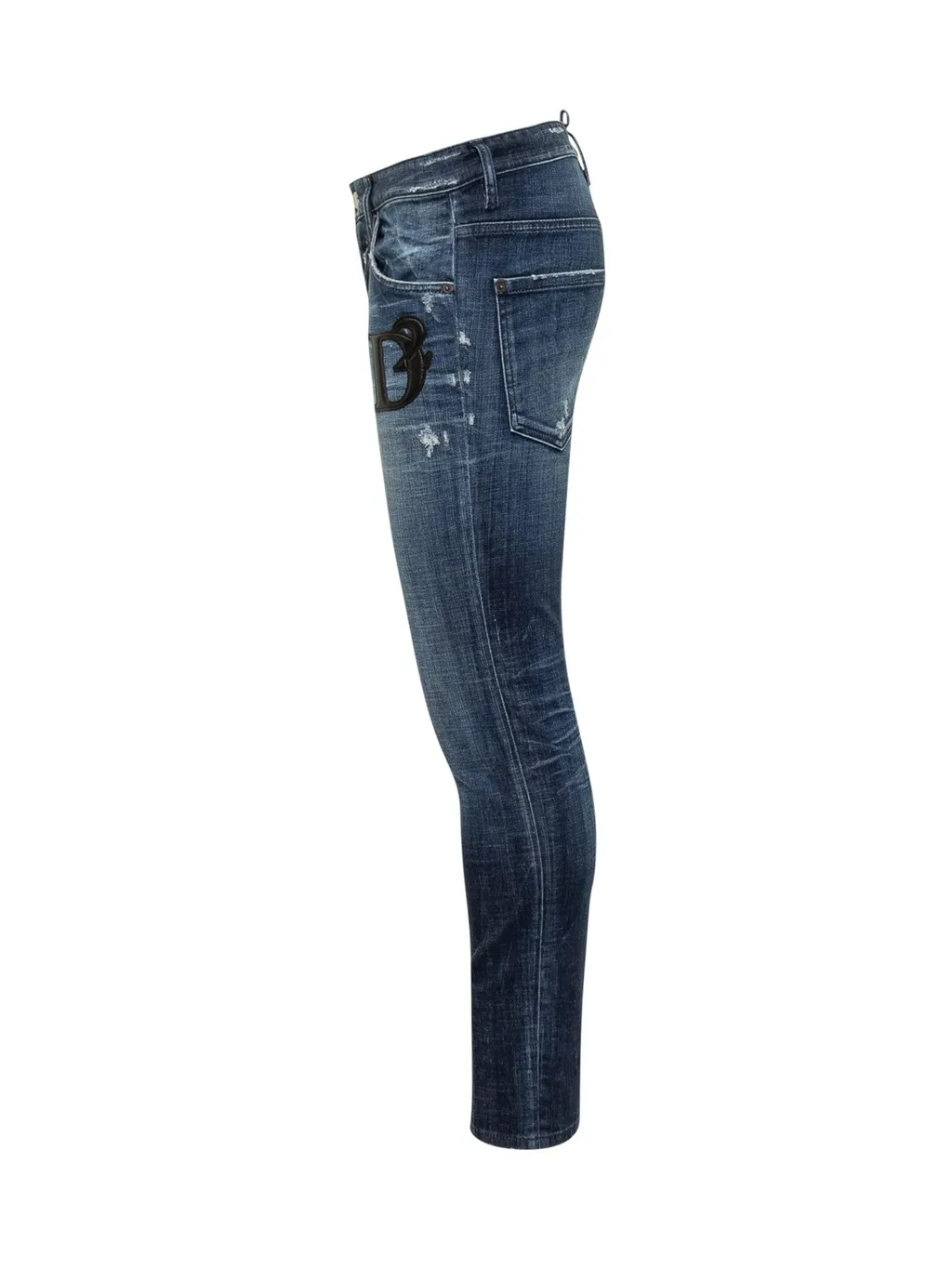 Dsquared2 Distressed Slim-Fit Jeans