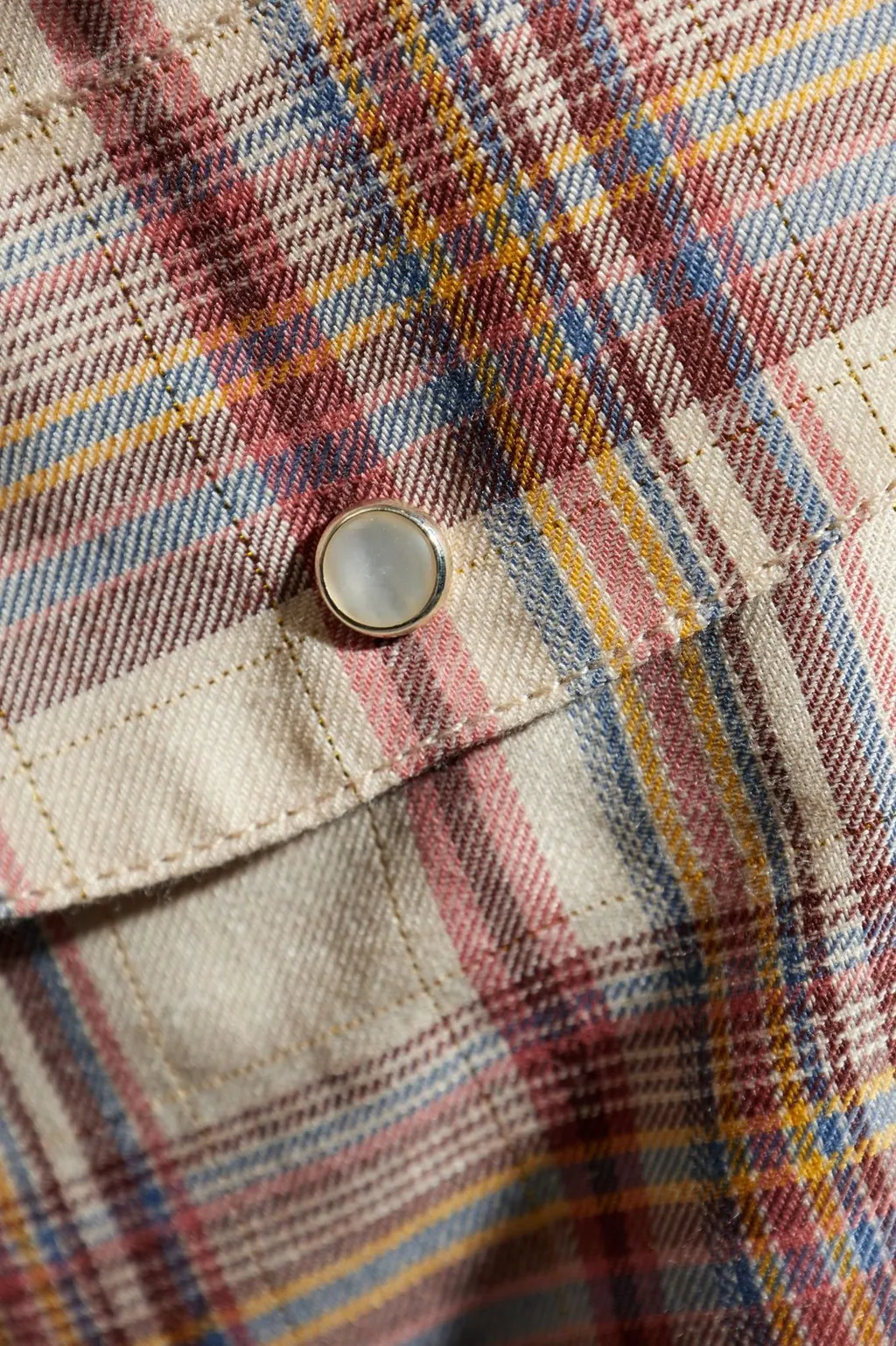 Dsquared2 Checked Curved Hem Shirt