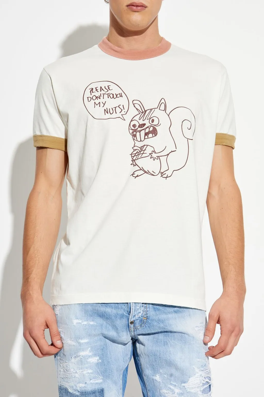 Dsquared2 Graphic Printed Crewneck T-Shirt