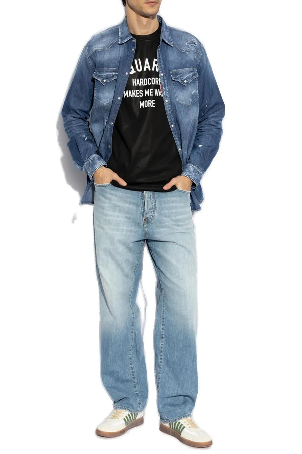 Dsquared2 Logo Printed Crewneck T-Shirt