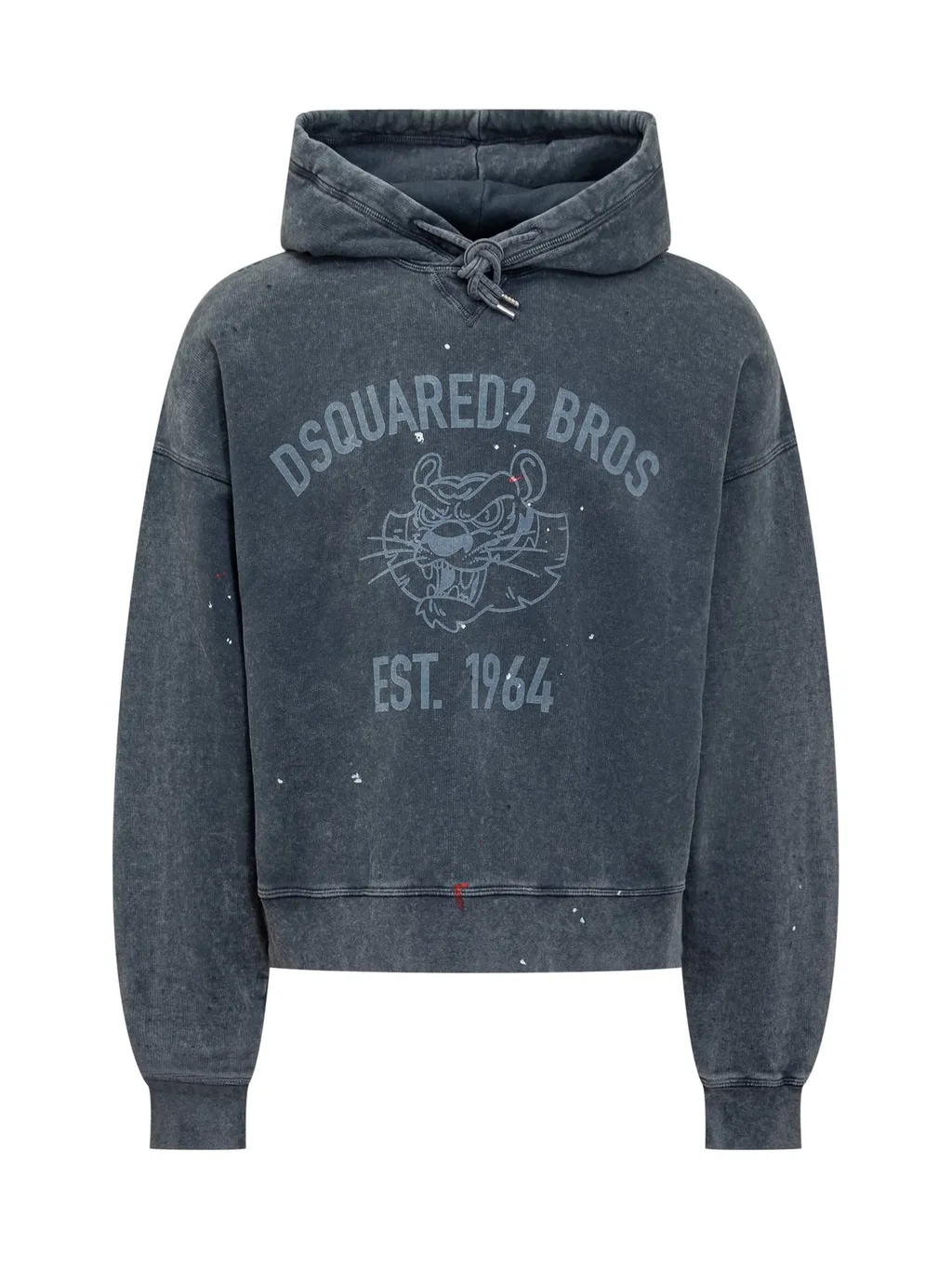 Dsquared2 Distressed Drawstring Hoodie