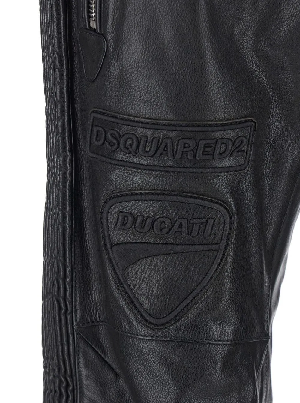 Dsquared2 X Ducati Straight-Leg Sharpei Fit Biker Pants
