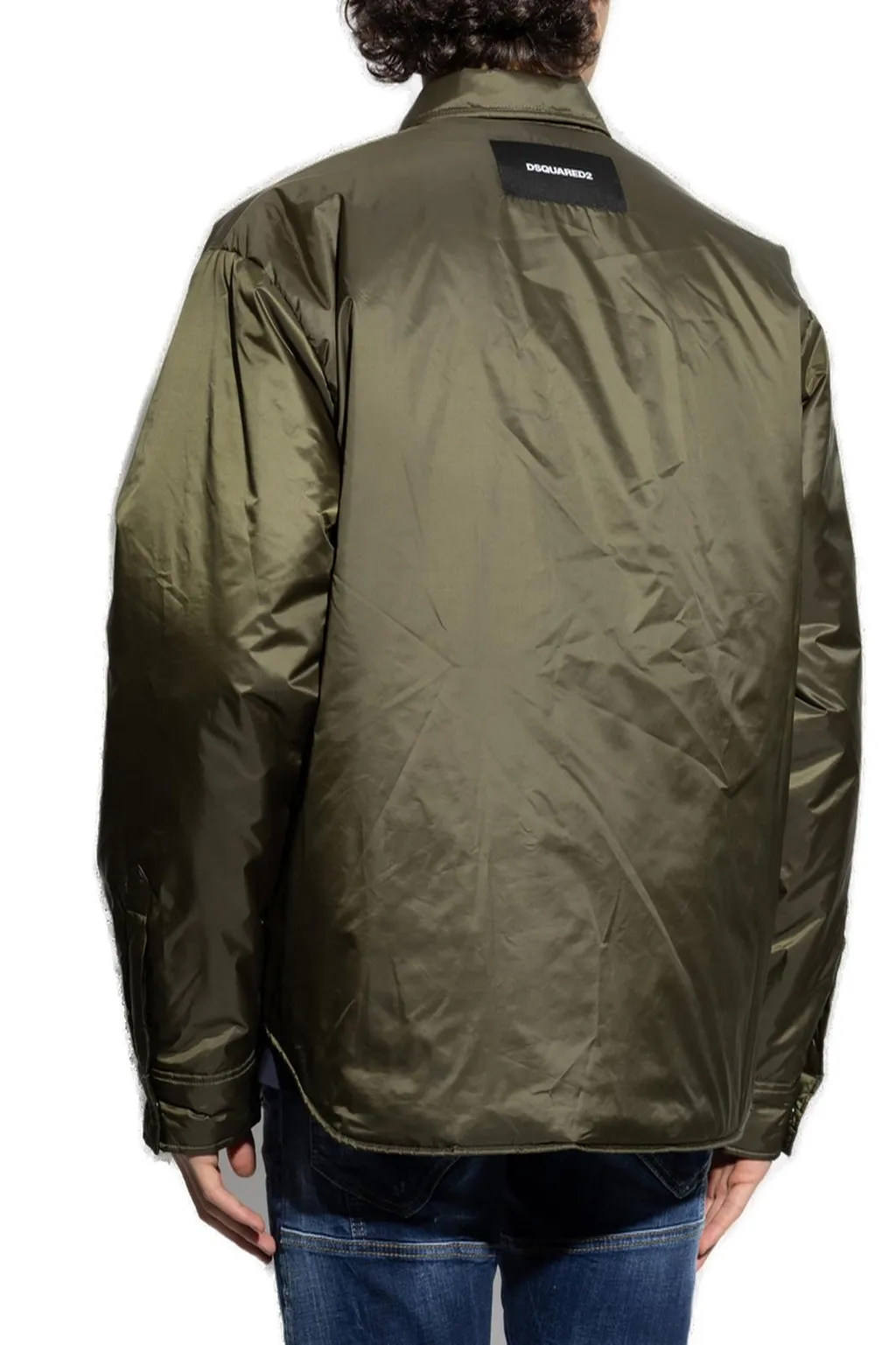 Dsquared2 Button-Up Padded Shirt Jacket