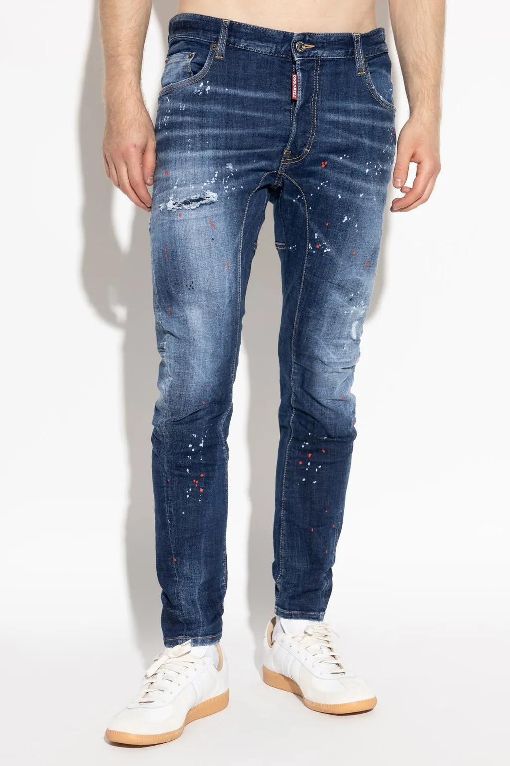 Dsquared2 Distressed Biker Jeans