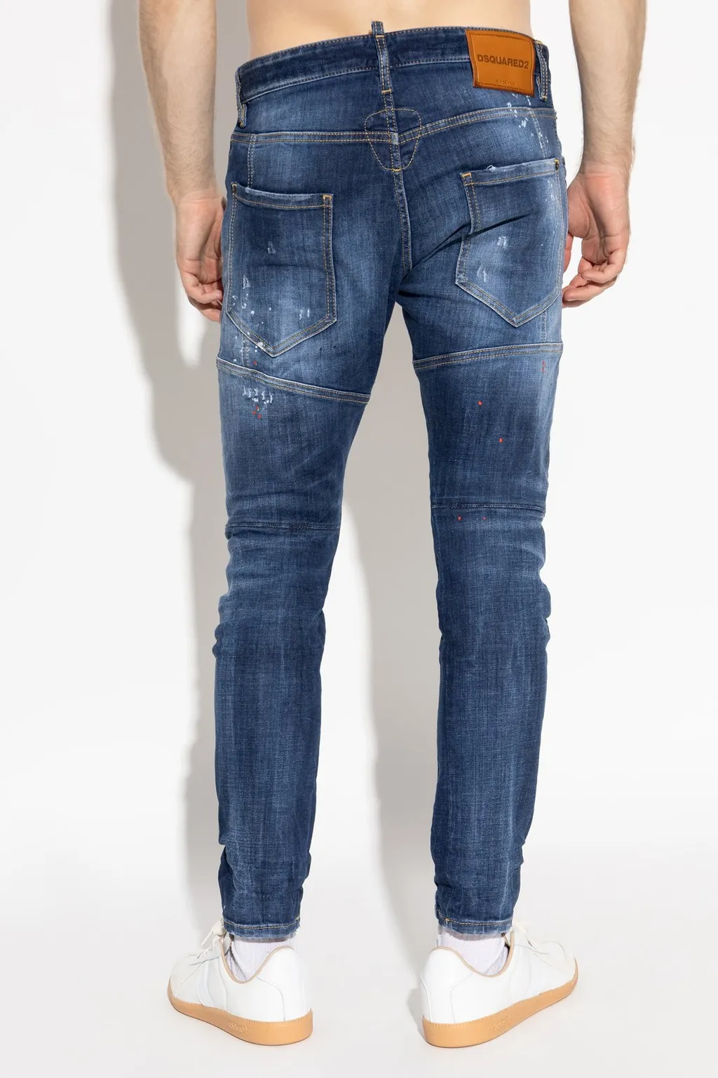 Dsquared2 Distressed Biker Jeans