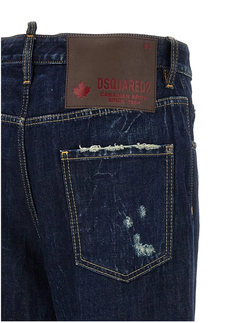 Dsquared2 642 Logo Patch Jeans