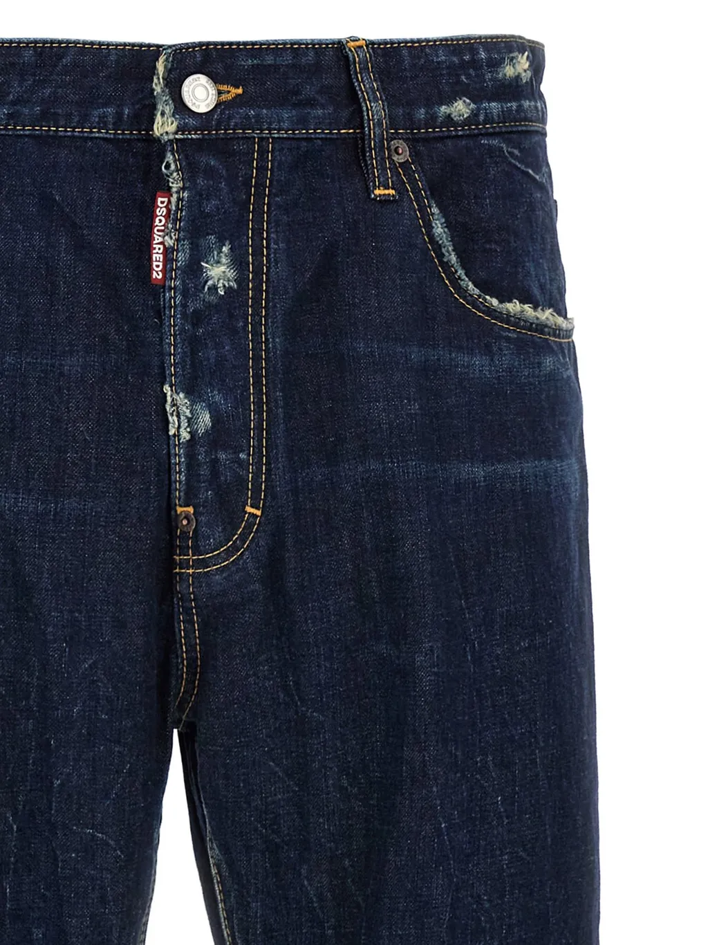 Dsquared2 642 Logo Patch Jeans