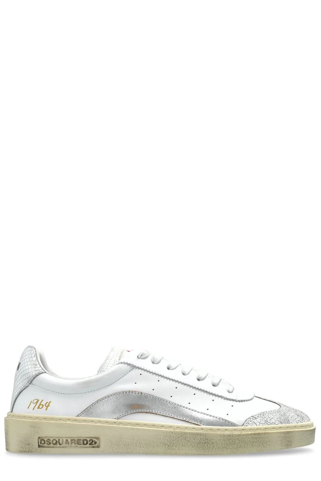 Dsquared2 Distressed Lace-Up Sneakers
