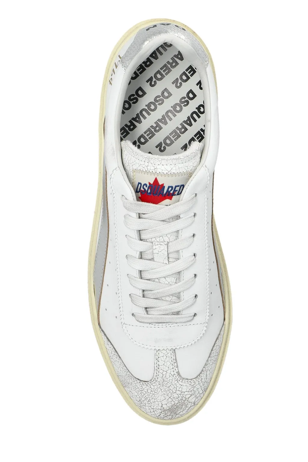 Dsquared2 Distressed Lace-Up Sneakers