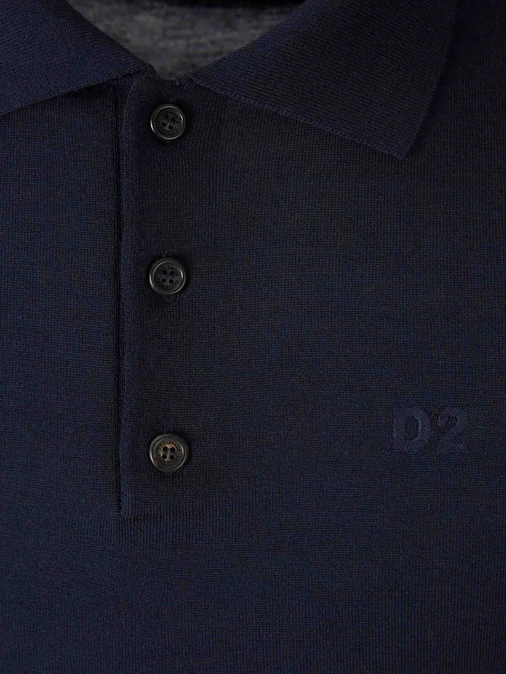 Dsquared2 Short-Sleeved Knitted Polo Shirt