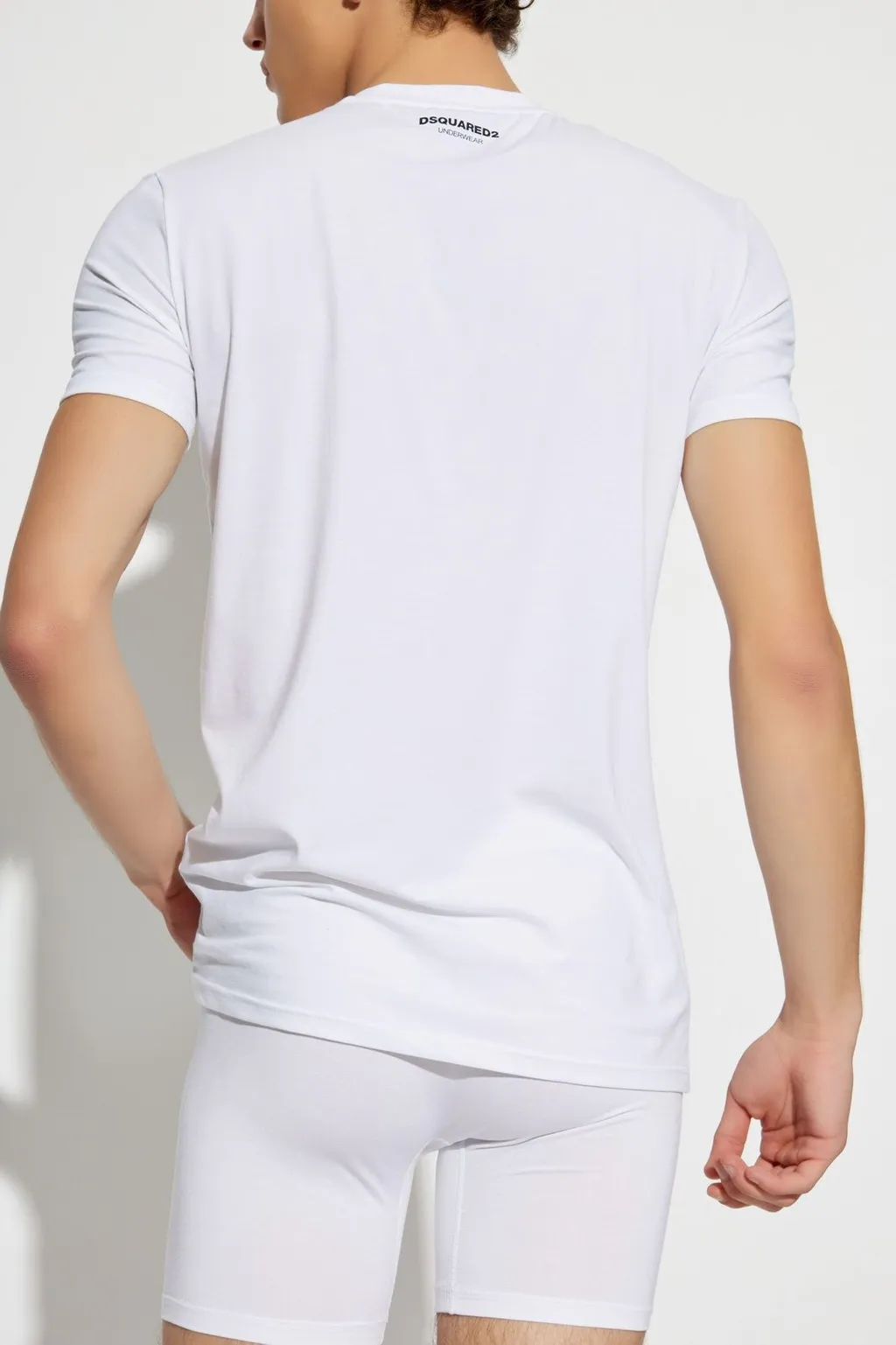 Dsquared2 Logo Patch Crewneck T-Shirt