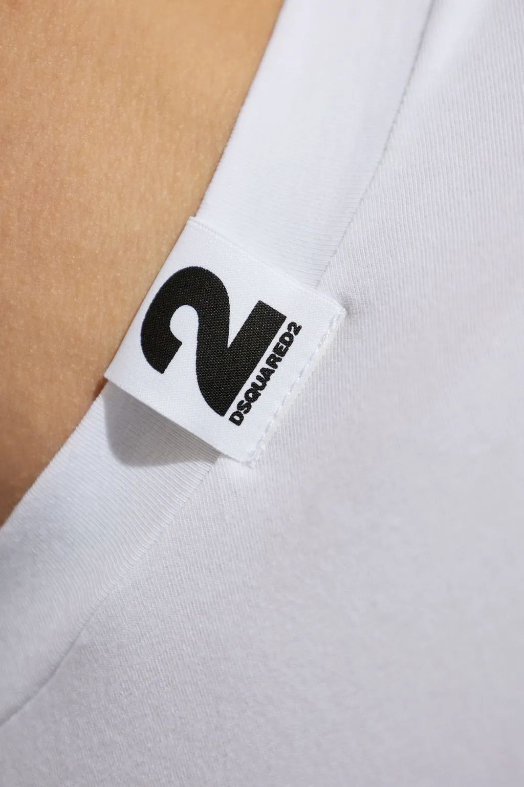 Dsquared2 Logo Patch Crewneck T-Shirt
