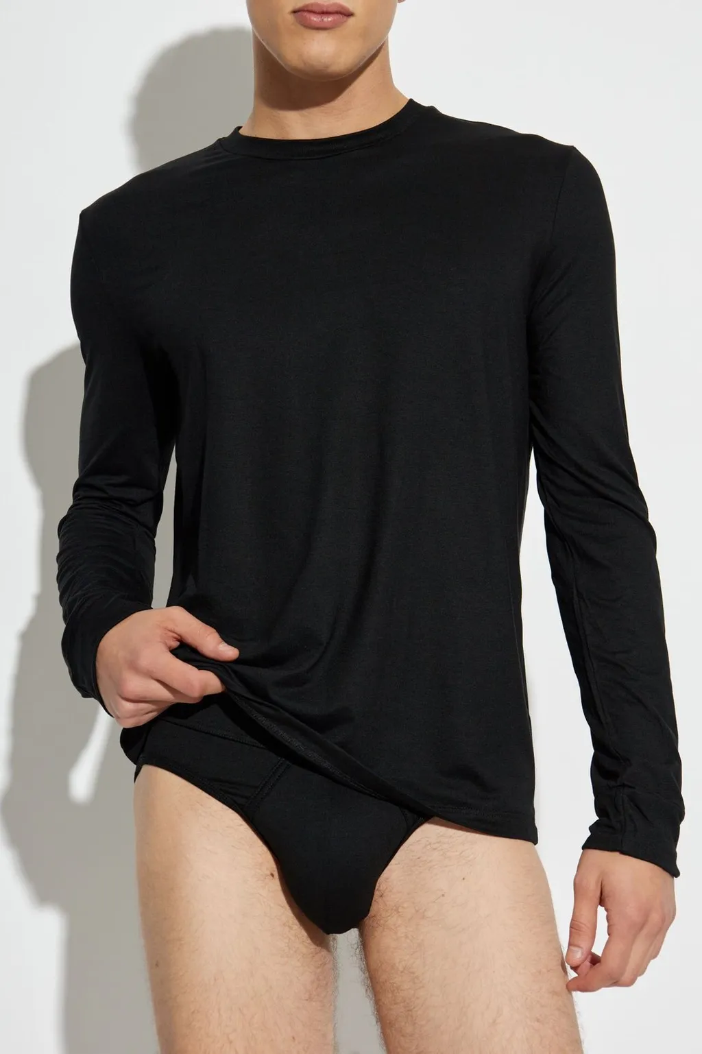Dsquared2 Logo Patch Long-Sleeved T-Shirt