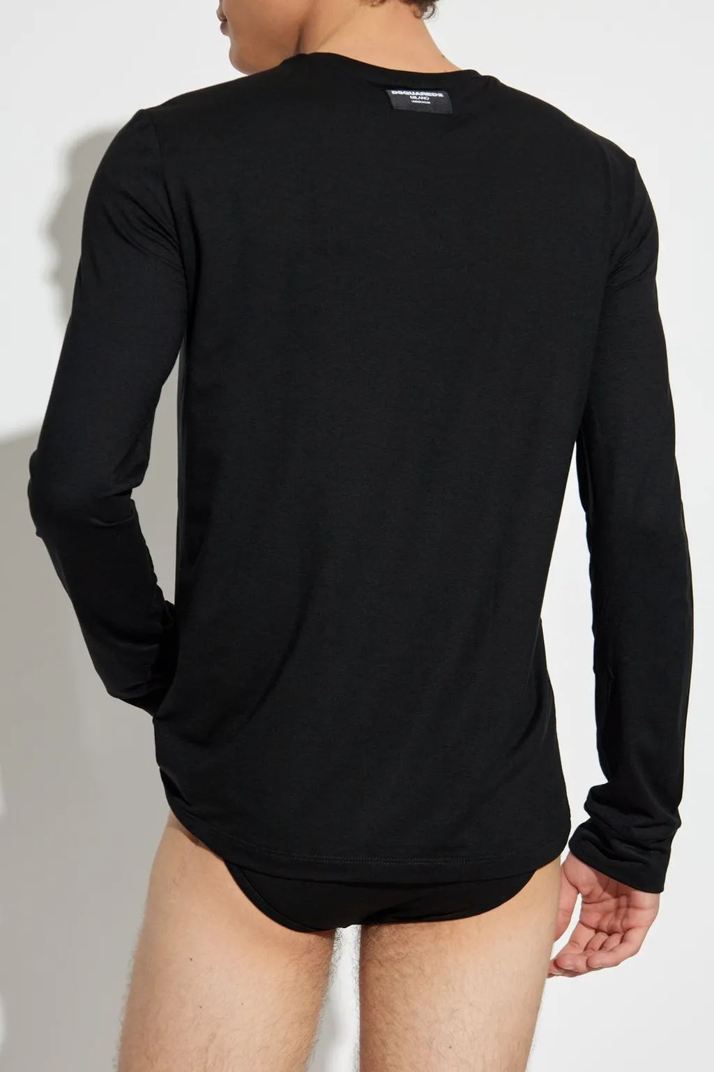 Dsquared2 Logo Patch Long-Sleeved T-Shirt