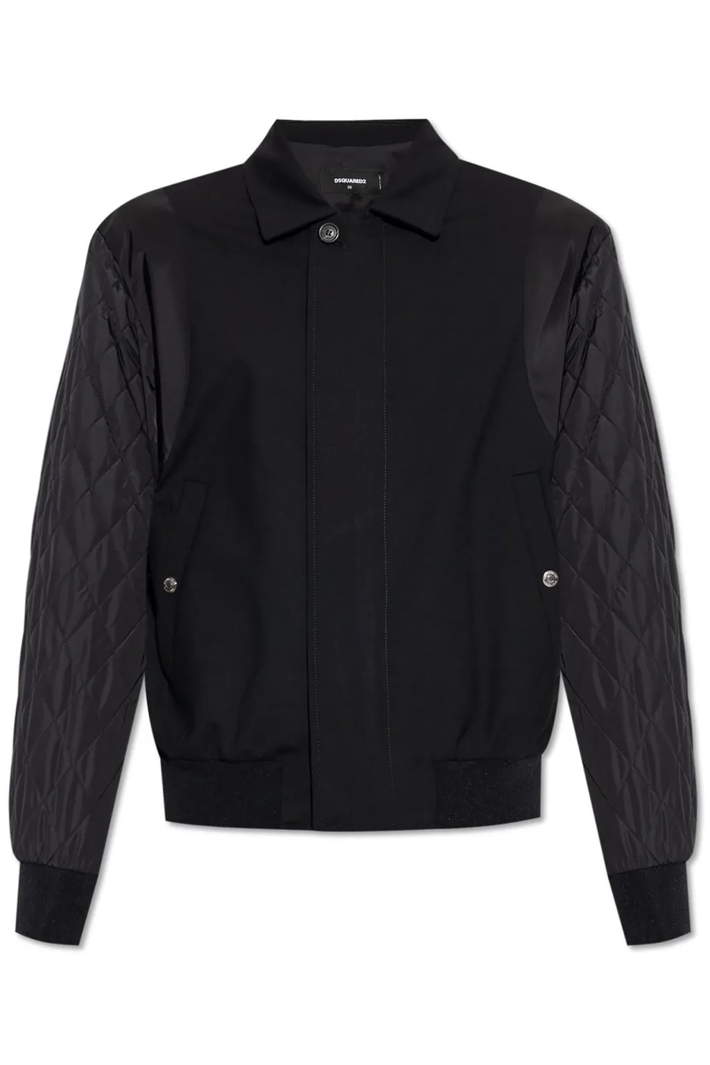 Dsquared2 Quilted Sleeve Bomber Jacket