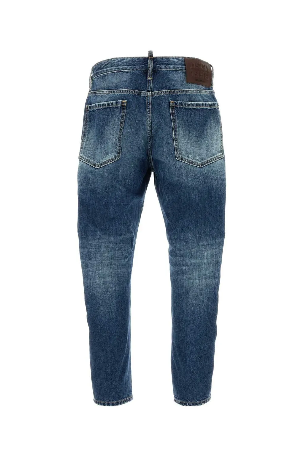 Dsquared2 Medium Fraded Wash Distressed Bro Jeans