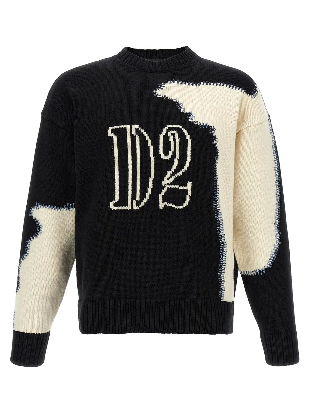 Dsquared2 Fake Stitch D2 Knit Jumper