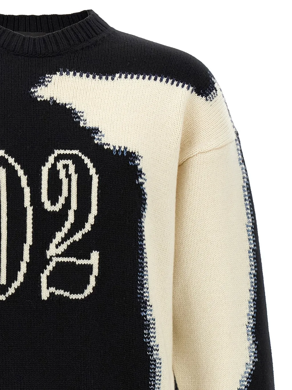 Dsquared2 Fake Stitch D2 Knit Jumper