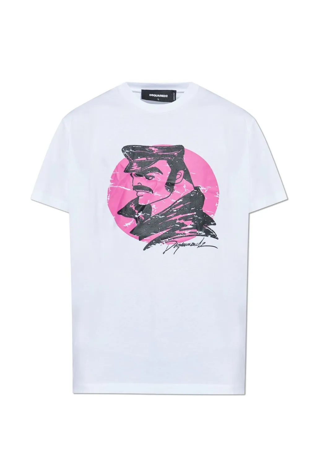 Dsquared2 Graphic Printed Crewneck T-Shirt