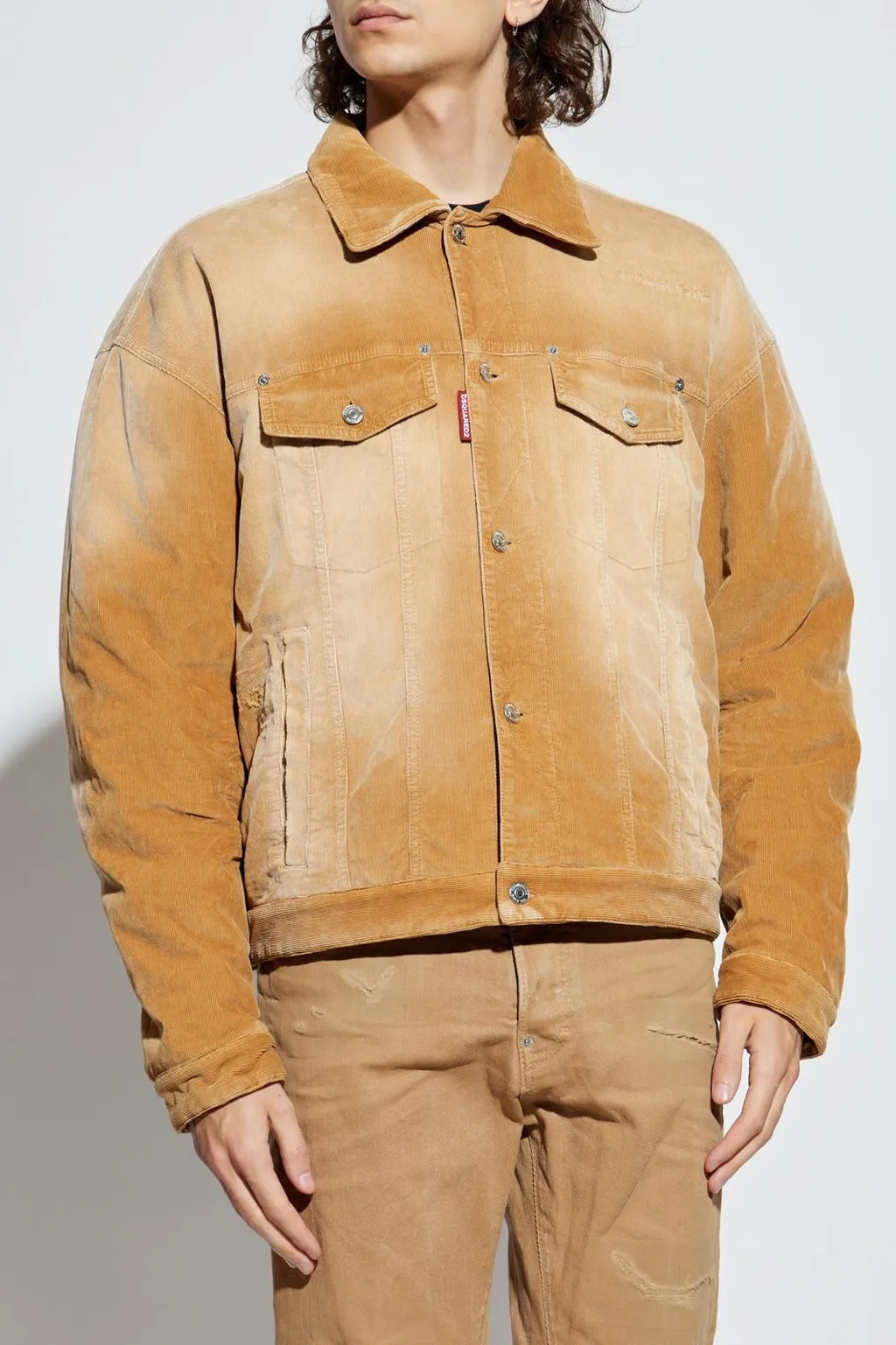Dsquared2 Flap Pocket Corduroy Jacket