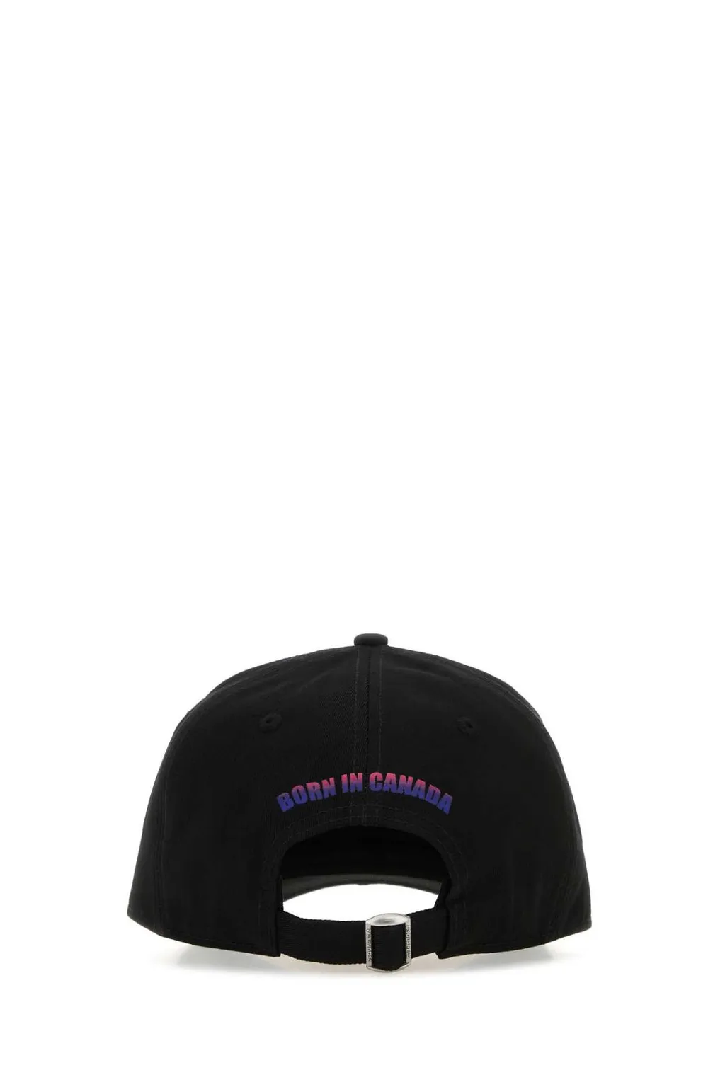 Dsquared2 Logo-Printed Curved Peak Distressed Baseball Cap