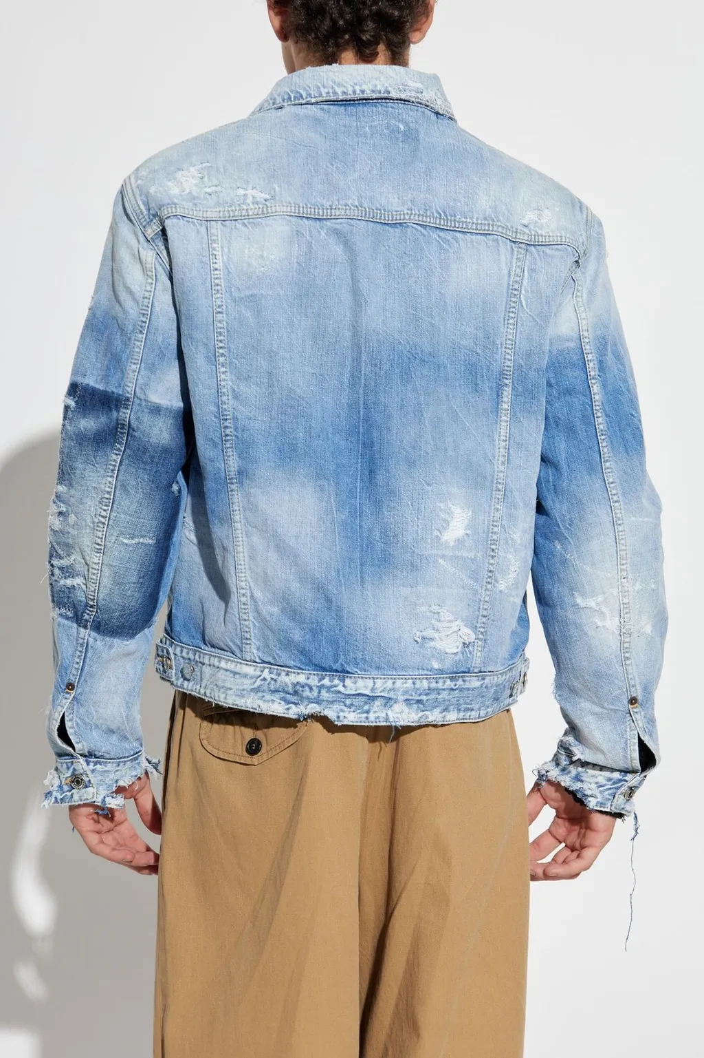 Dsquared2 Distressed Denim Jacket