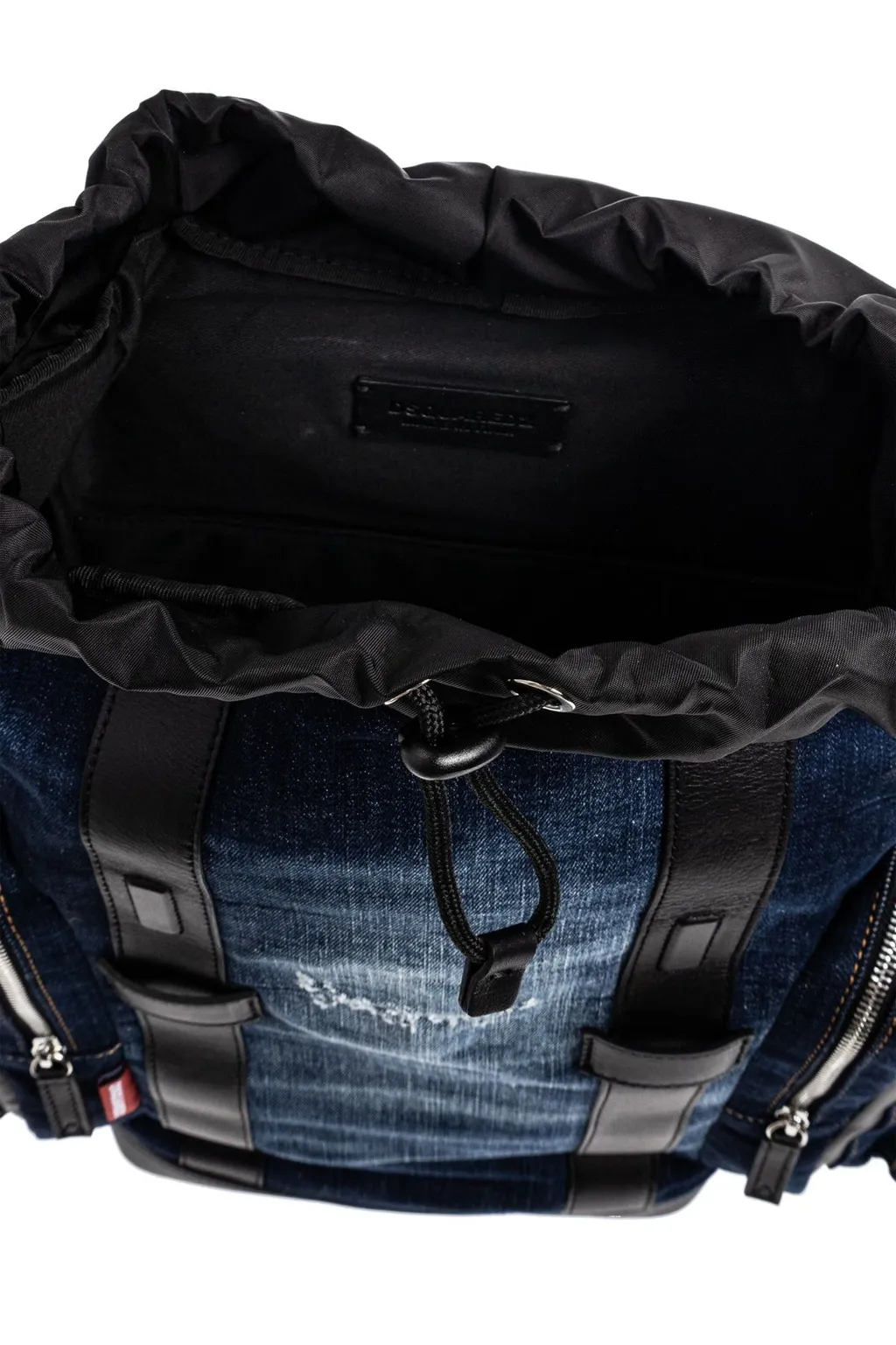 Dsquared2 Distressed Denim Backpack