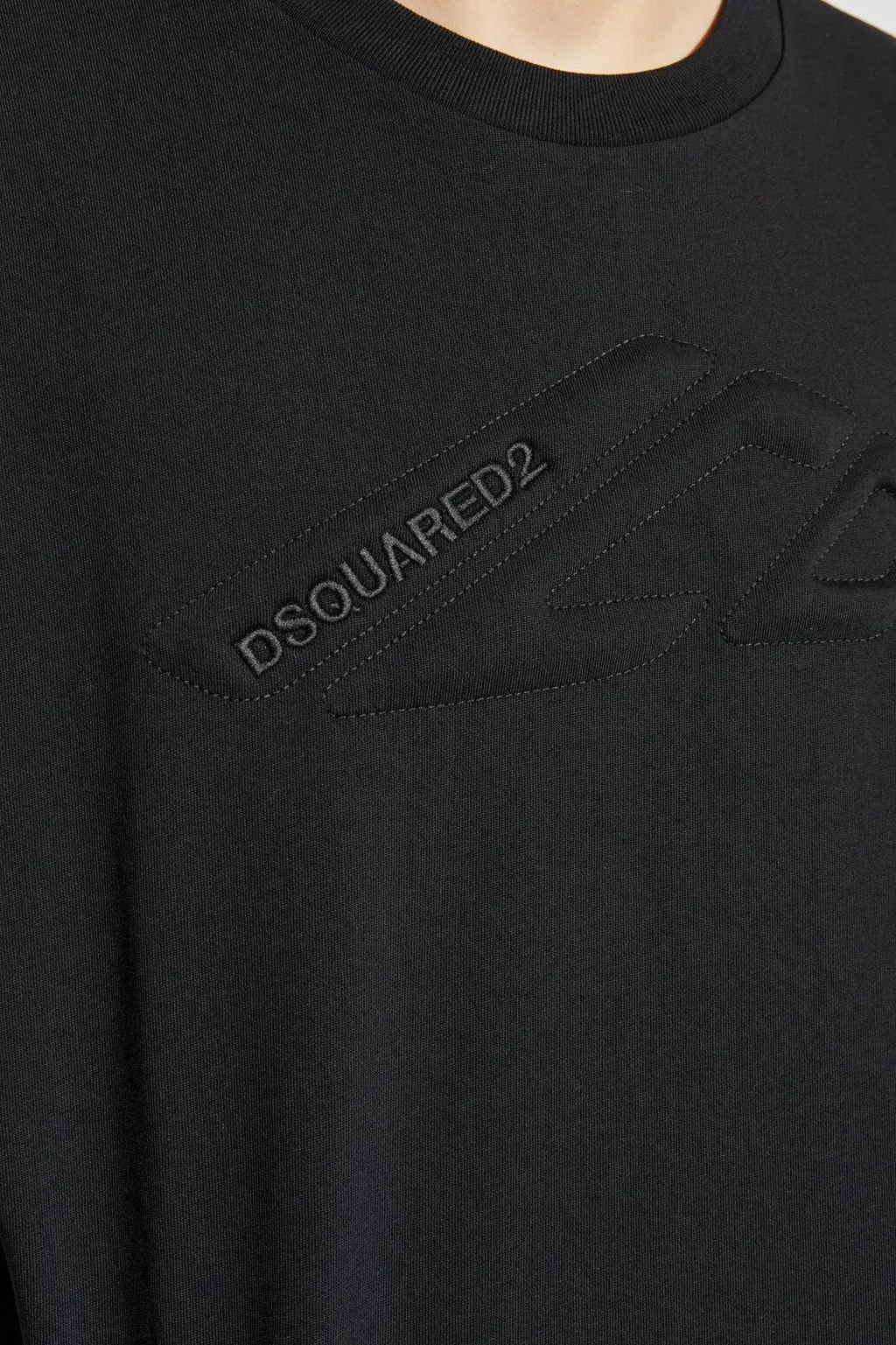 Dsquared2 Icon Patch Logo Embroidered T-Shirt
