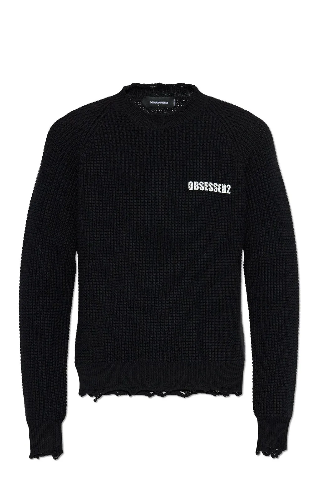Dsquared2 Distressed Knitted Jumper