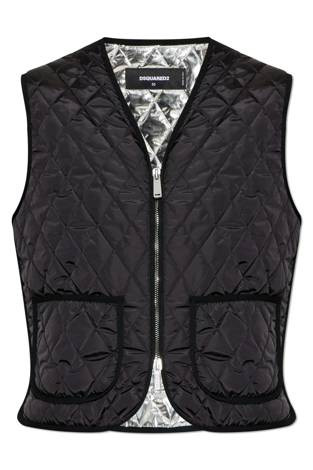 Dsquared2 Zip-Up Quilted Vest