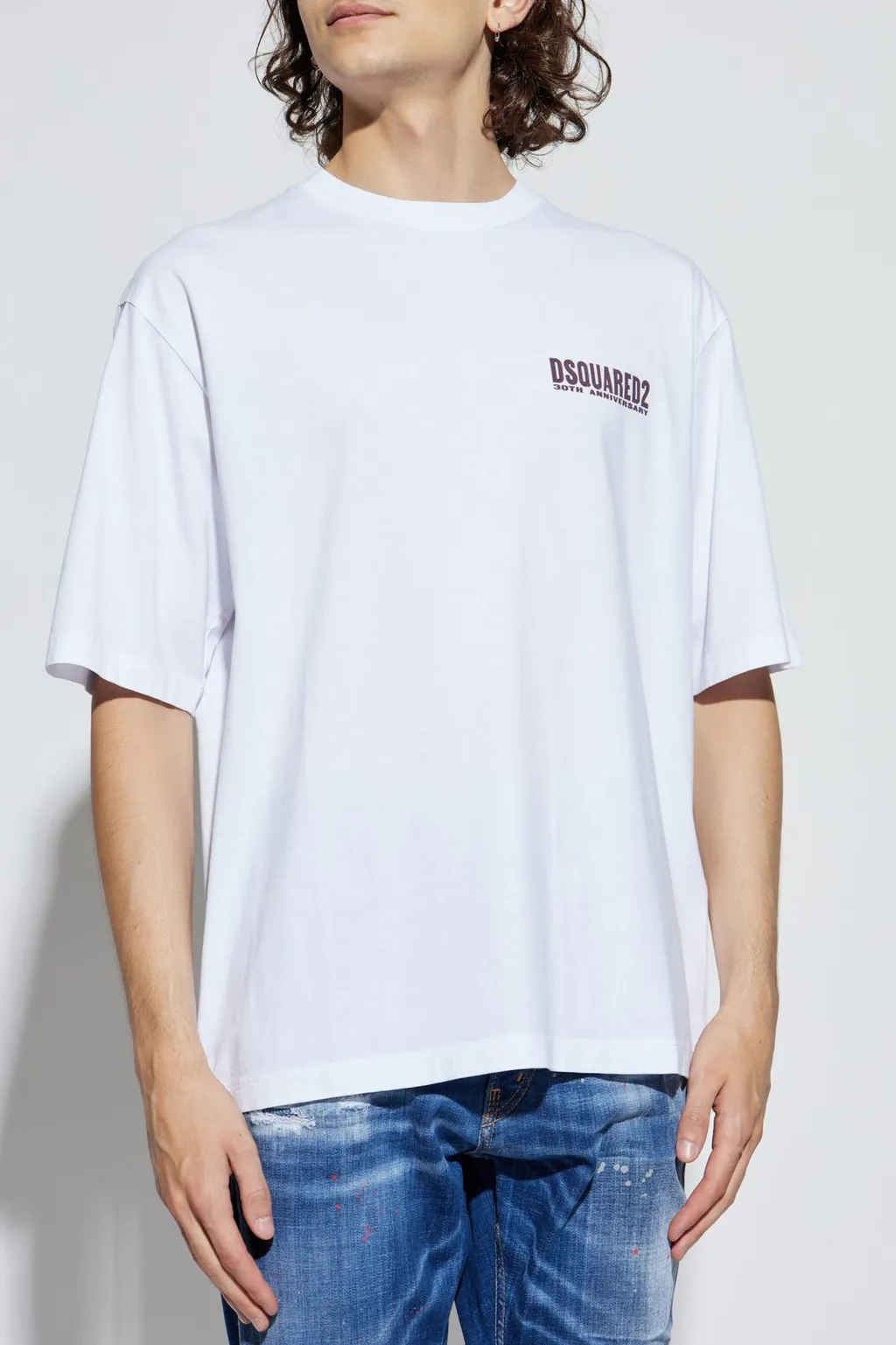 Dsquared2 Graphic Printed Crewneck T-Shirt
