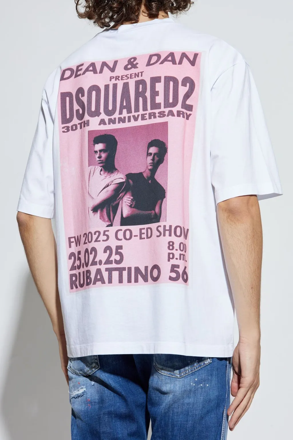 Dsquared2 Graphic Printed Crewneck T-Shirt