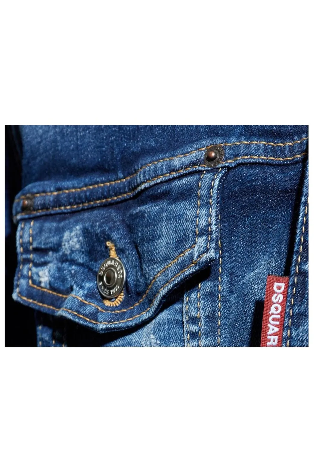 Dsquared2 Distressed Denim Jacket