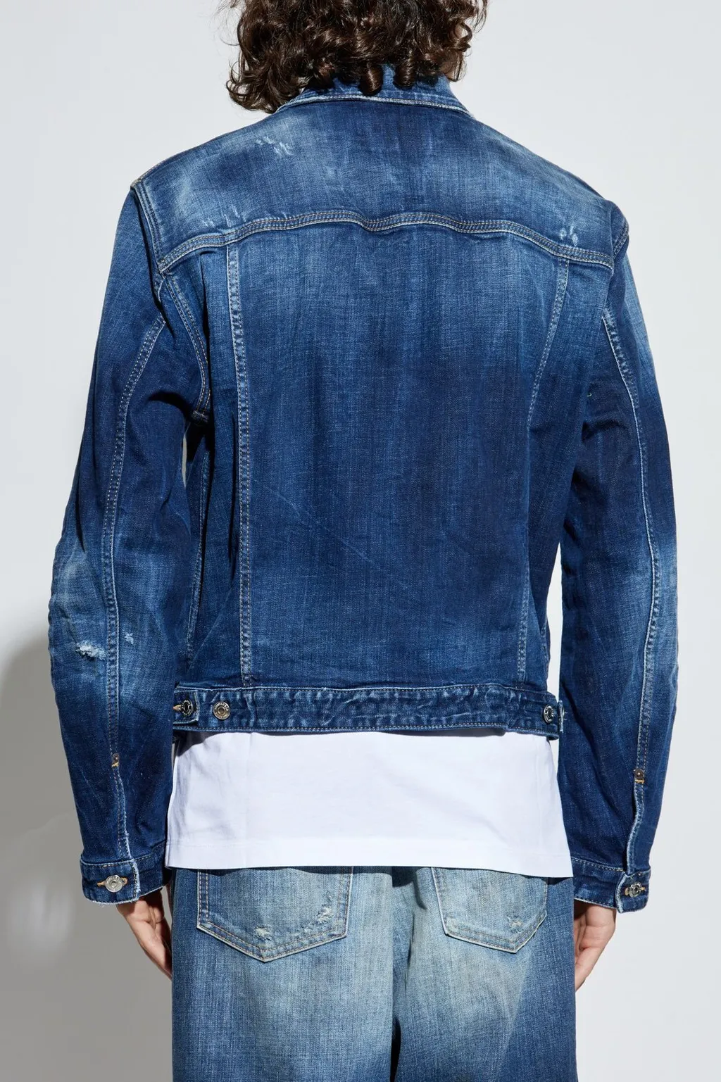 Dsquared2 Distressed Denim Jacket