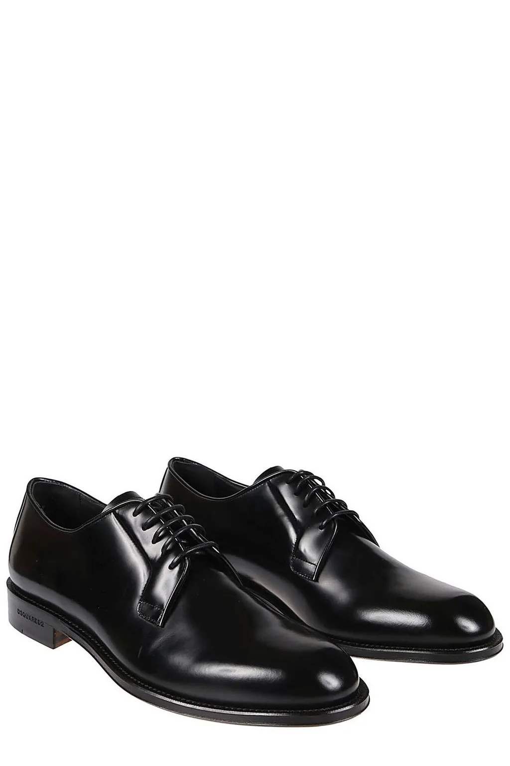 Dsquared2 Polished-Finish Lace-Up Derby Shoes