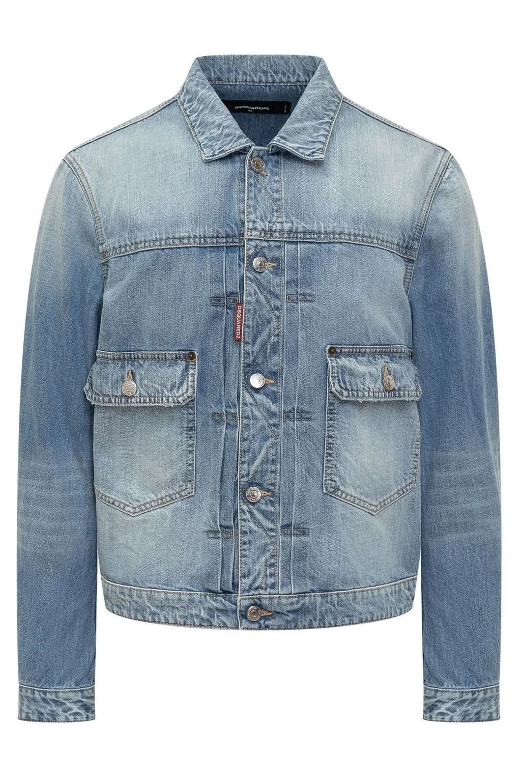 Dsquared2 Heritage Buttoned Denim Jacket