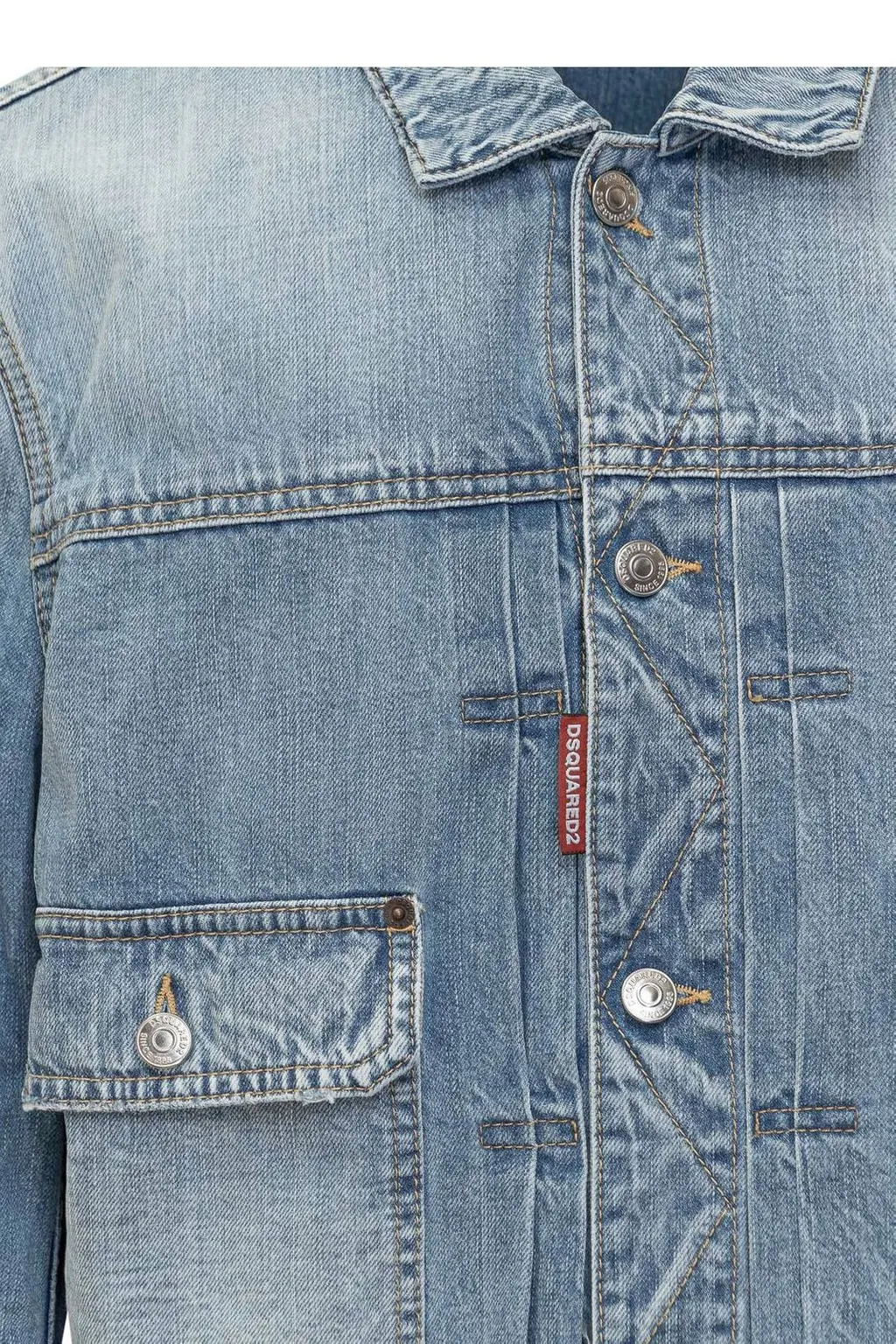 Dsquared2 Heritage Buttoned Denim Jacket