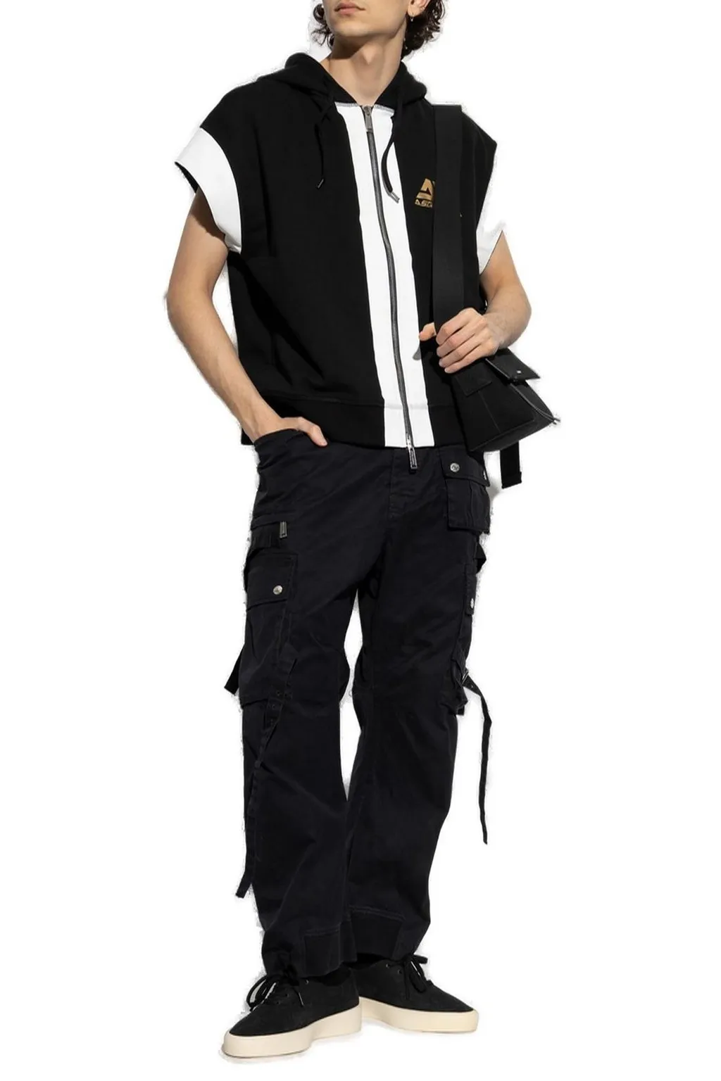 Dsquared2 Short Sleeved Zip-Up Hoodie