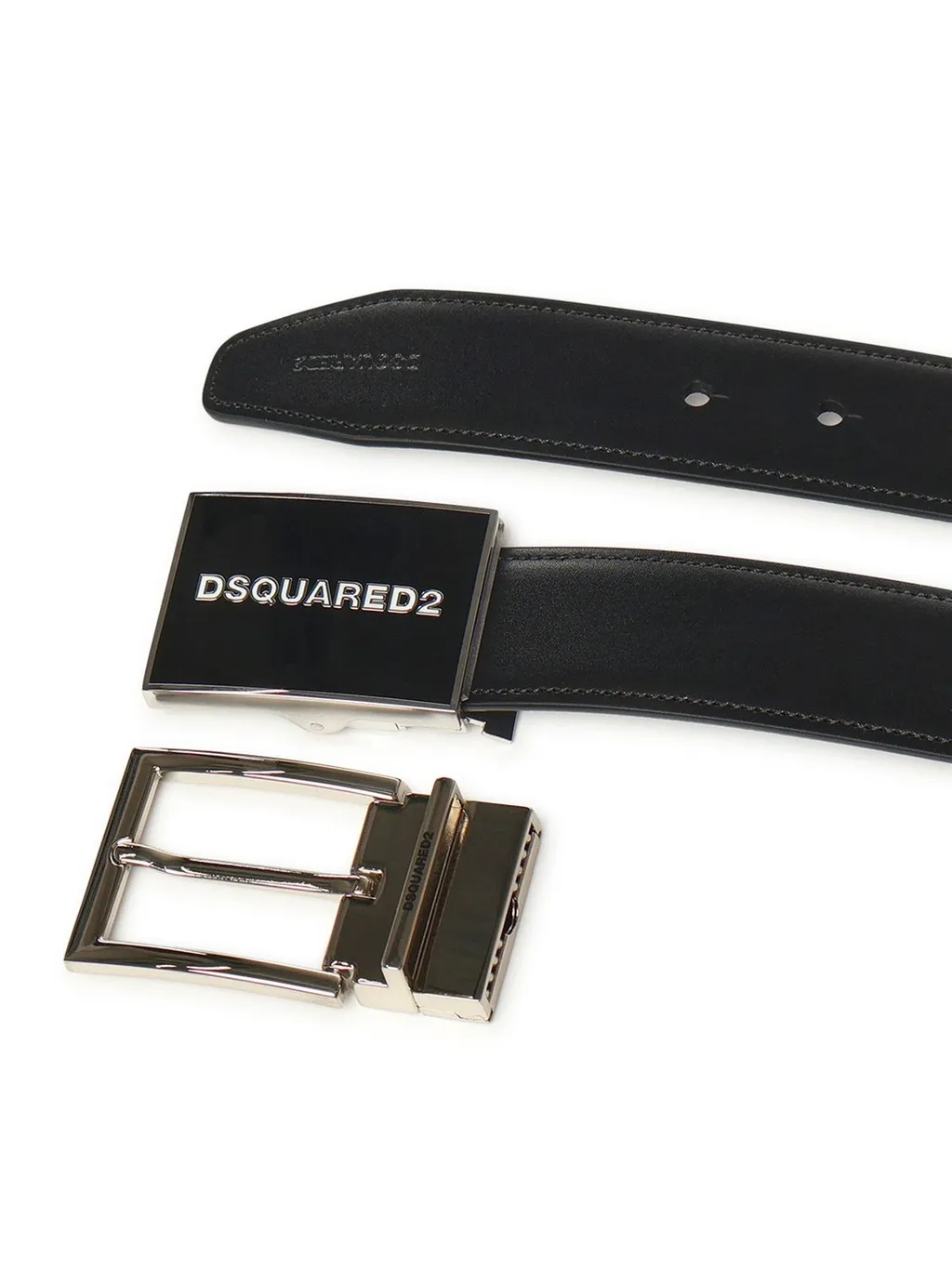 Dsquared2 Logo Plaque Buckle Belt