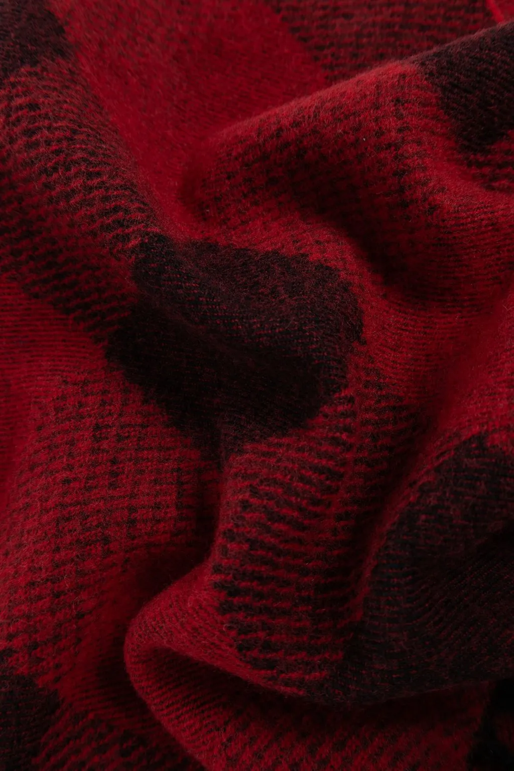 Dsquared2 Checked Logo Plaque Scarf