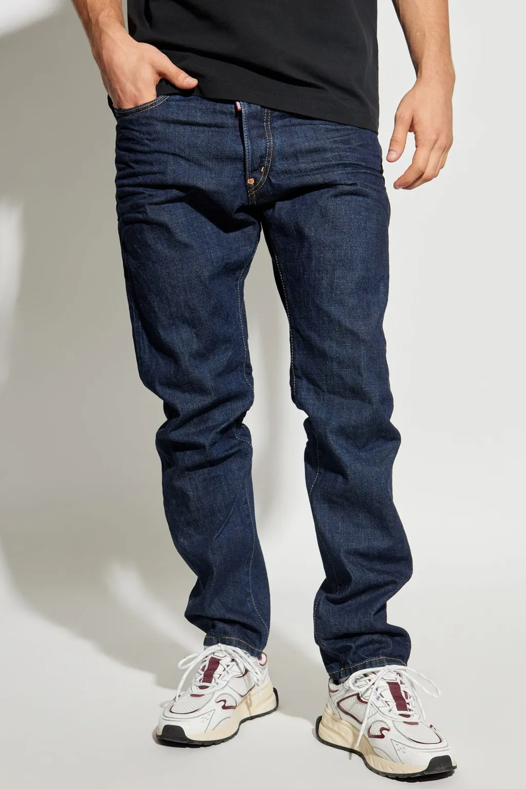 Dsquared2 Logo Patch Slim-Fit Jeans