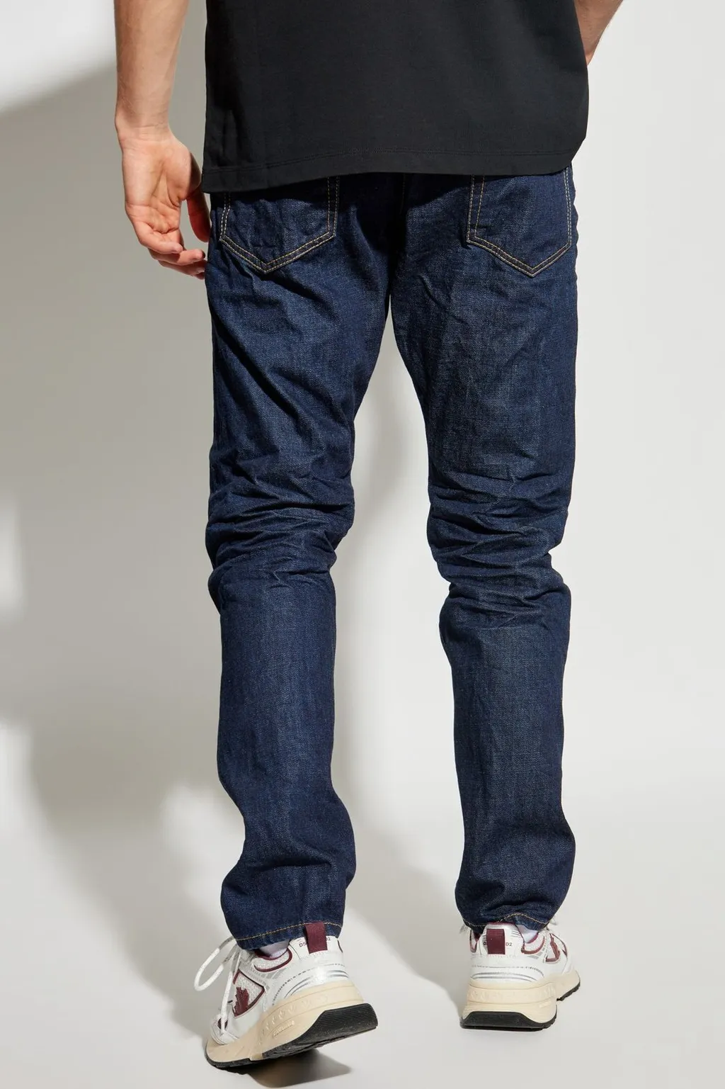 Dsquared2 Logo Patch Slim-Fit Jeans
