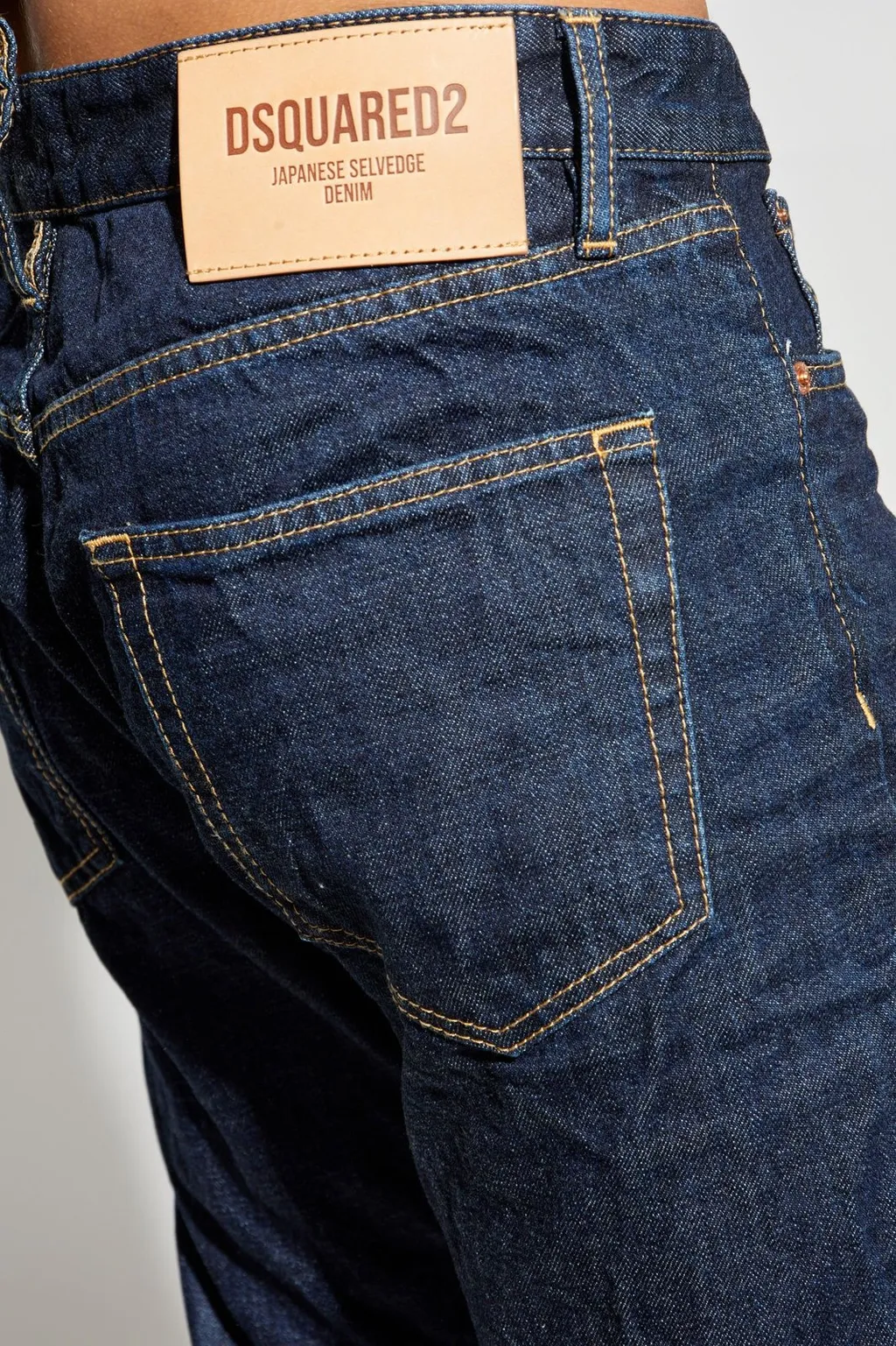 Dsquared2 Logo Patch Slim-Fit Jeans