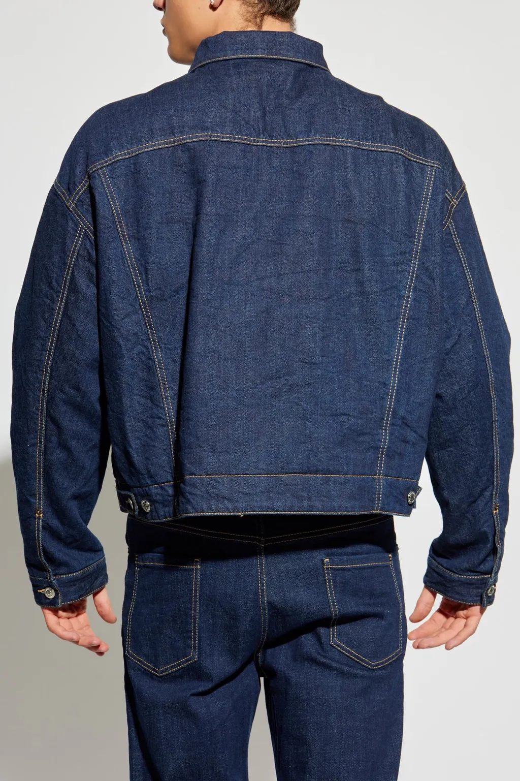 Dsquared2 Icon Logo Embroidered Denim Jacket