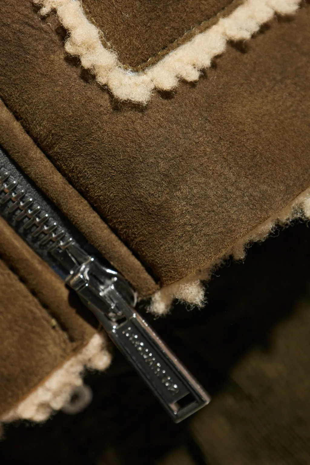Dsquared2 Zip-Up Hooded Leather Coat
