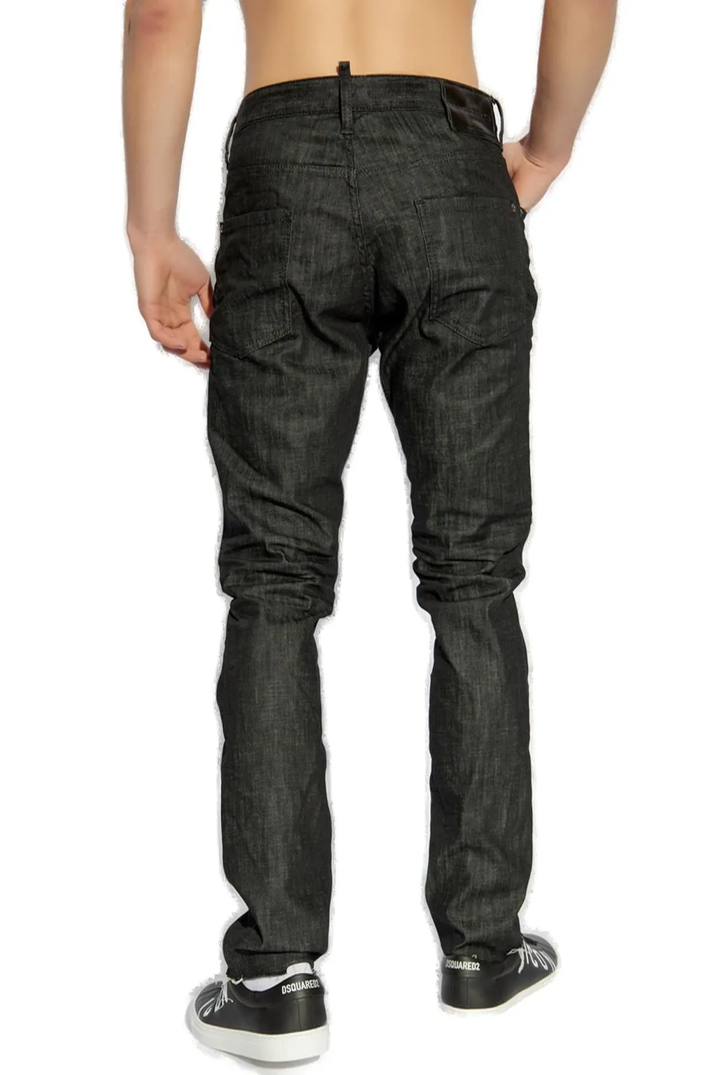 Dsquared2 Zip-Detailed Tapered Jeans