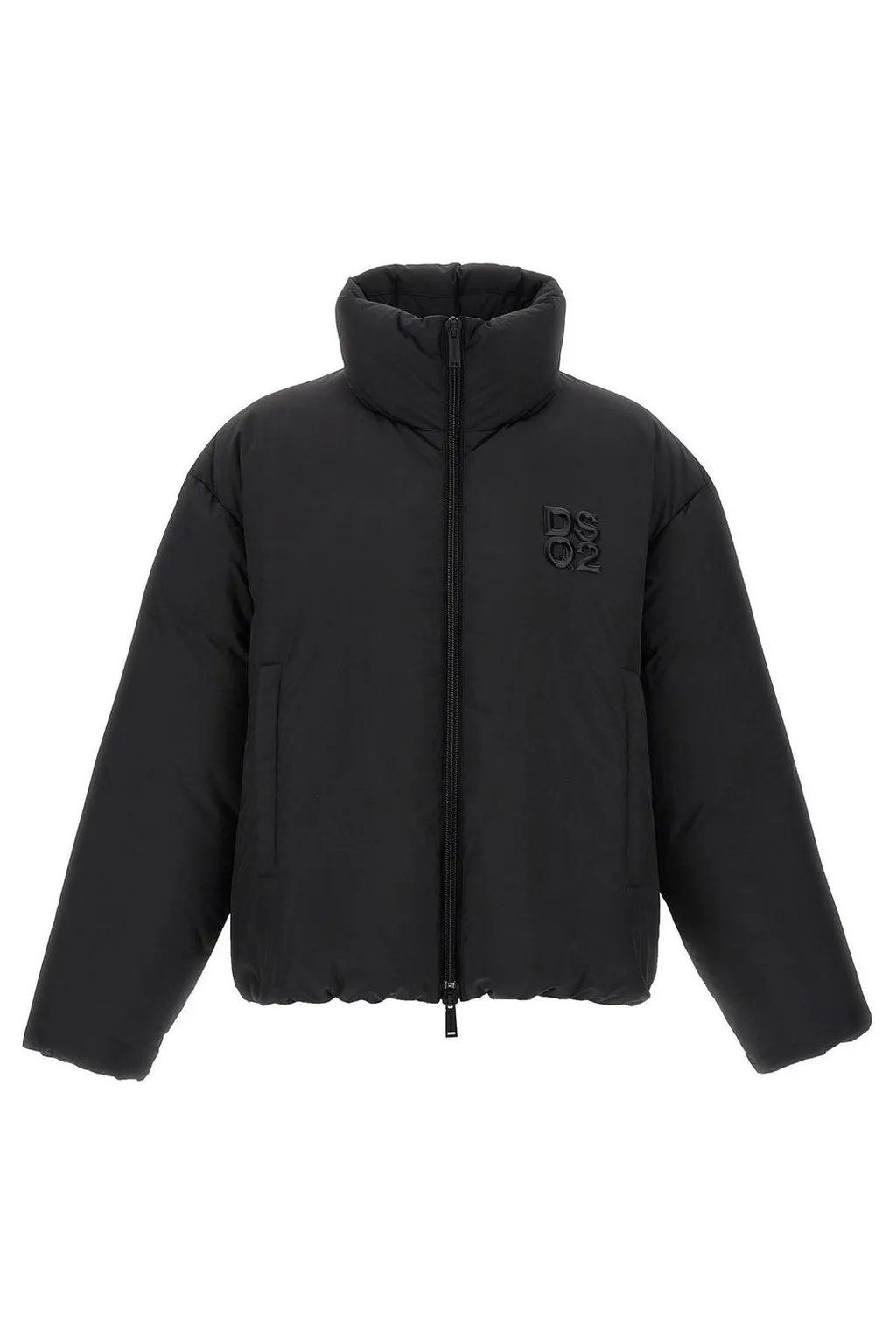 Dsquared2 Ball Zip-Up High Neck Padded Jacket