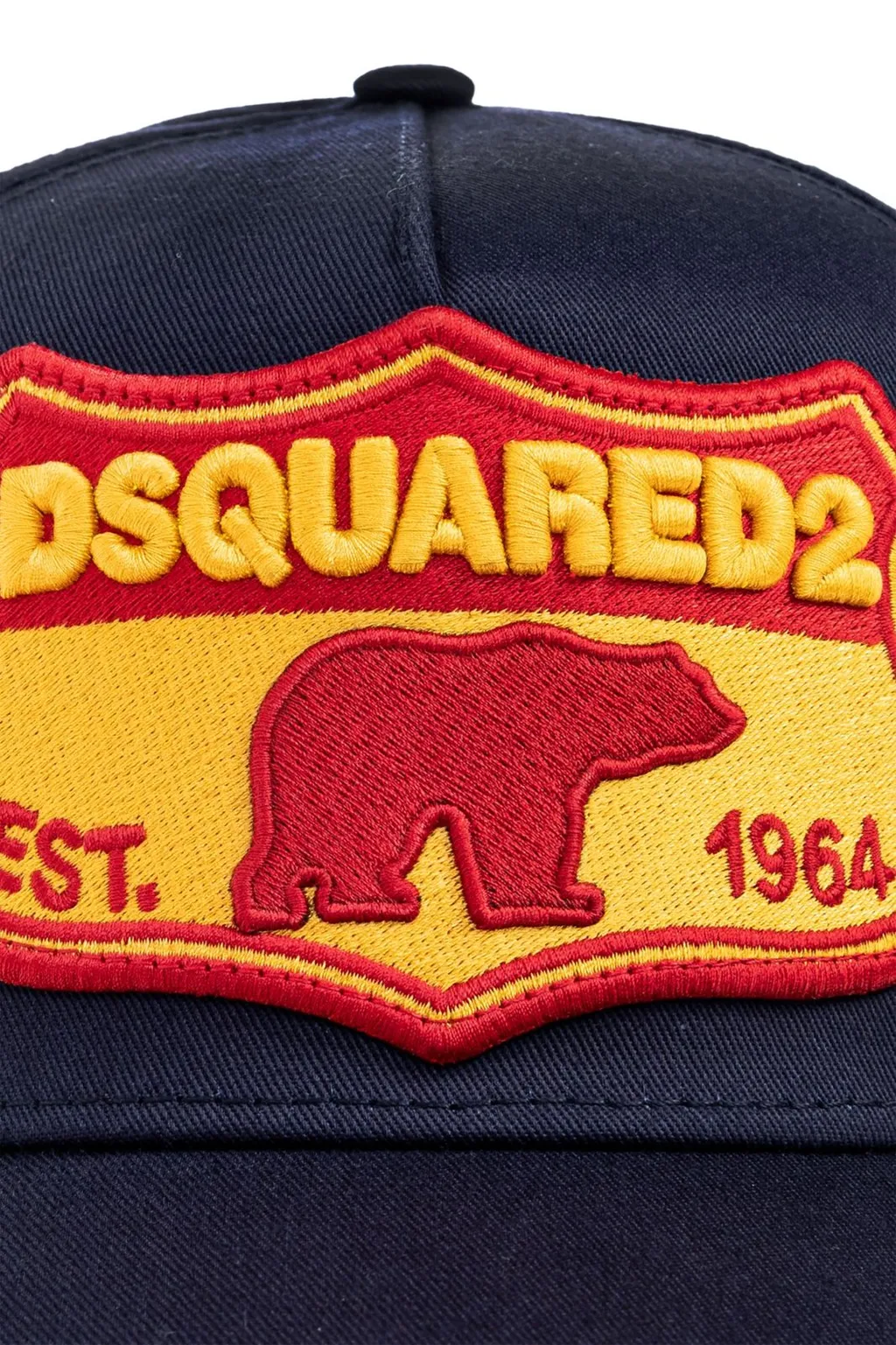 Dsquared2 Logo Patch Distressed Baseball Cap