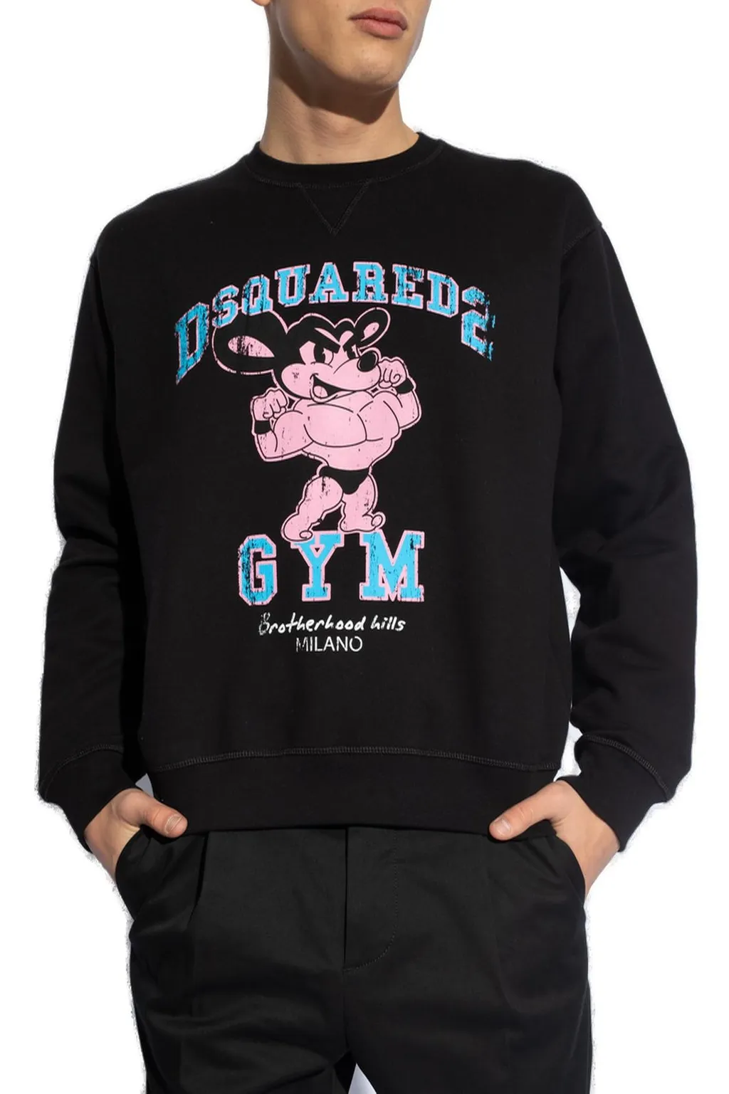Dsquared2 Graphic Printed Crewneck Sweatshirt