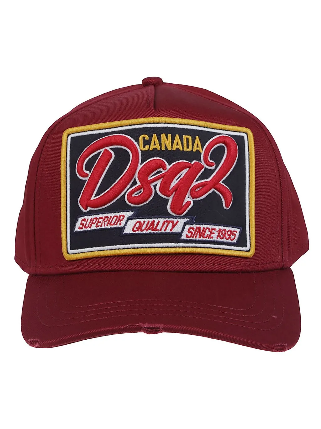 Dsquared2 Logo Embroidered Distressed Cap